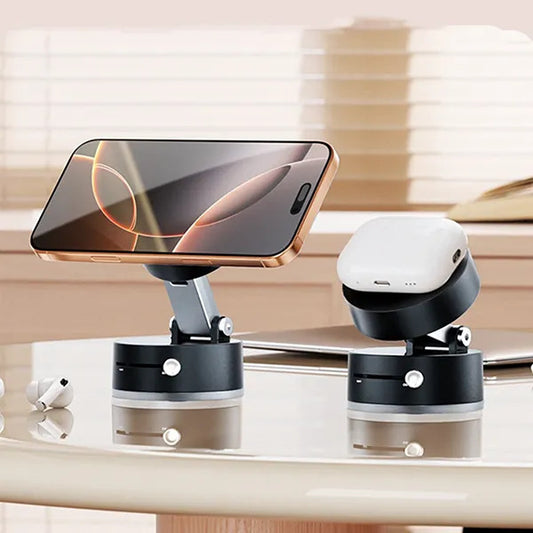 360° Magnetic Phone Holder – Strong Suction Mount for Car, Desk & Tabletop