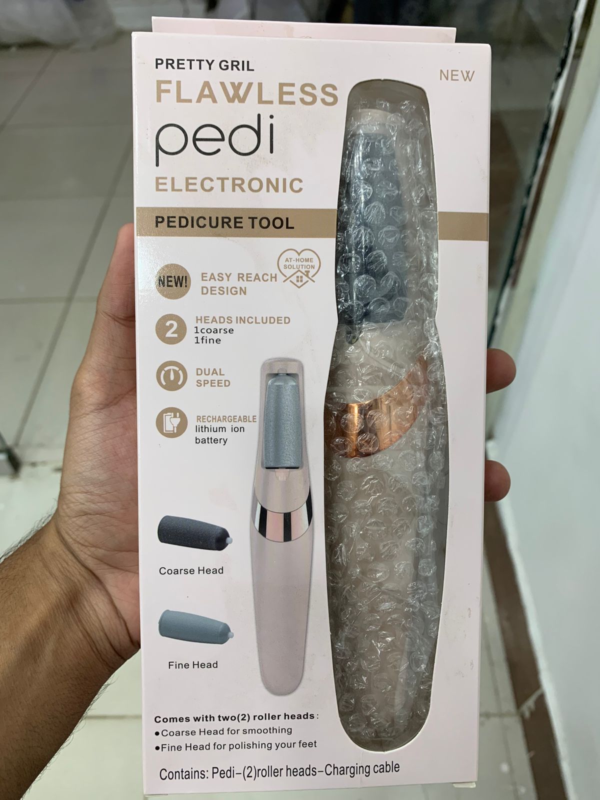 Rechargeable Electric Pedi Foot Filer – Effective Callus Remover for Soft, Smooth Feet