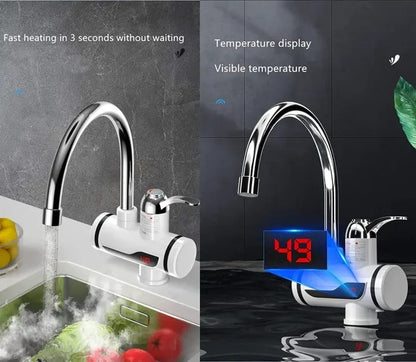 Electric Kitchen Instant Water Heater Tap – Instant Hot Water Faucet | Fast Heating Tank-less Faucet