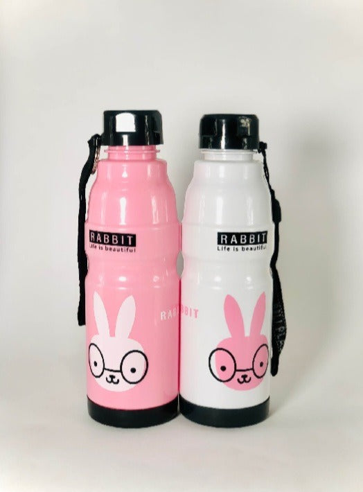 Commando Water Bottle – 500ml Leakproof BPA-Free Sports & Travel Bottle (Random Color & Design)