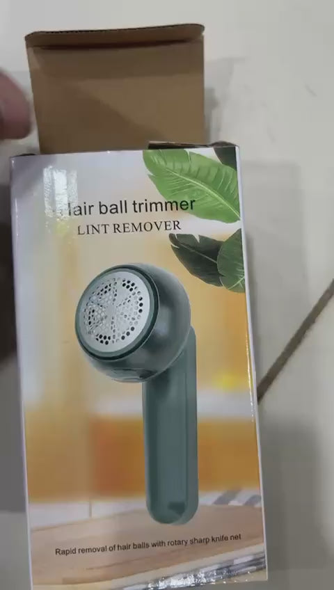 Electric Lint Remover for Clothing | Anti-Pilling Razor & Hair Ball Trimmer – Rechargeable Plush Sweater & Coat Fabric Shaver