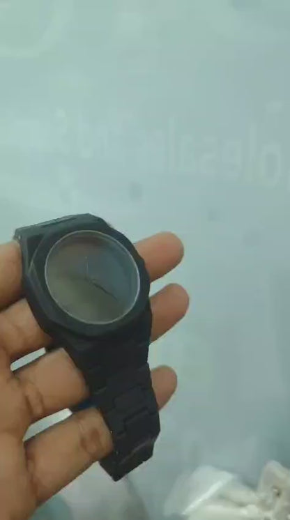 Full Black AURA Quartz Analog Watch – Lightweight Premium Design - Stylish Wrist Watch For Men (Without Box)